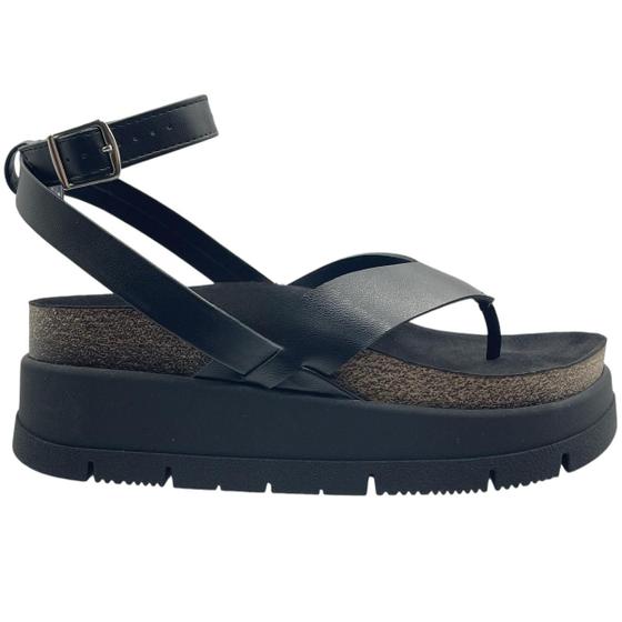 Papete Feminina SandÃ¡lia Feminina Flatform Moleca Sandália