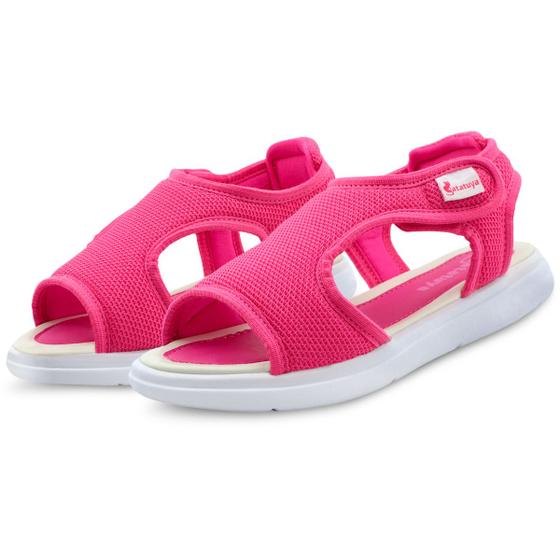 Imagem de Sandália Papete Infantil Feminina Confortável Menina Pink Mz Shoes