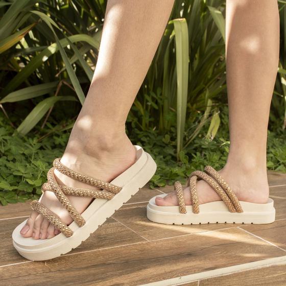 Sandalia Melissa Rosa Claro Sandália Melissa Flatform M