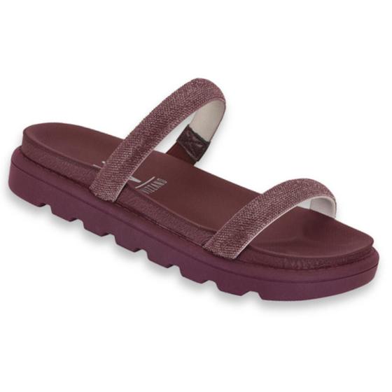Imagem de Sandalia Papete Vizzano Original Rasteira Flat Papete Rasteira Chinelo Slide Conforto Rasteirinha