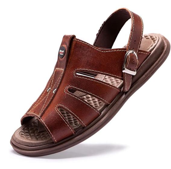 Sandalia Para Idoso Franciscana Ortopédica Chinelo Confortavel