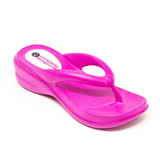 Imagem de Sandália Plataforma Casual Feminino Ortopédico Confortável EVA Calce Fácil