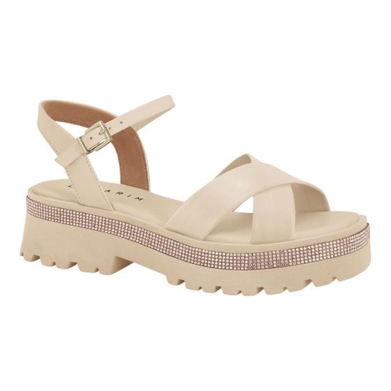 Sandalia Ramarim 2238201 Papete Flatform Tratorado Brilho Feminino Menor preço em Sandalia Ramarim 2238201 Papete Flatform Tratorado Brilho Feminino