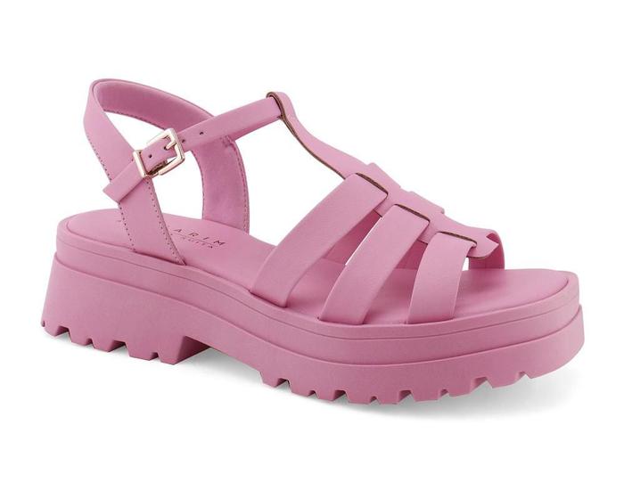 Imagem de Sandalia ramarim feminino babaloo rosa 2238503-0001