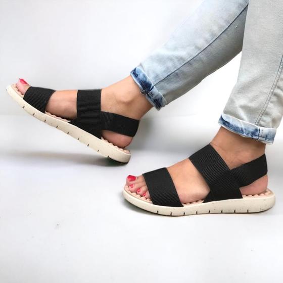 Sandália Rasteira Feminina Elástico Modare Ultra Conforto Menor preço em Sandália Rasteira Feminina Elástico Modare Ultra Conforto