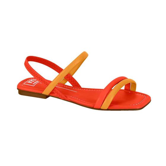 Imagem de Sandalia Rasteira Feminina Moleca Flat Candy Color Original