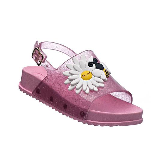 Imagem de Sandália Slide Luelua c/Glitter Infantil Feminino Abelha