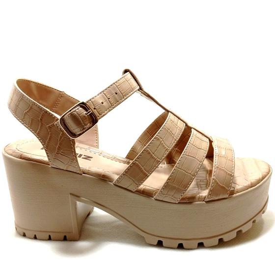 Sandalia Flatform SandÃ¡lia Feminina Flatform Quiz Sandália