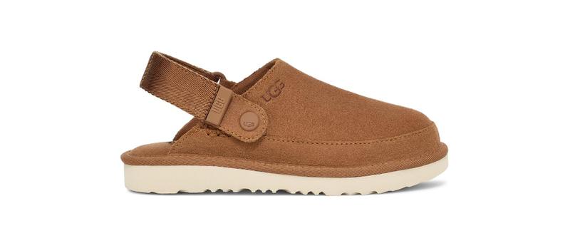 Imagem de Sandália UGG Goldenstar Clog Infantil Unissex - Marrom - Tamanho 3