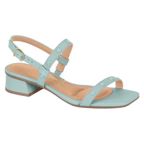 Sandália Salto Vizzano Confort Sandália Vizzano Azul Turquesa