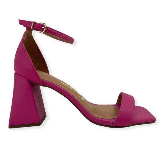 Imagem de Sandália Vizzano Feminina Salto D 8cm Pink Vizzano 6464102