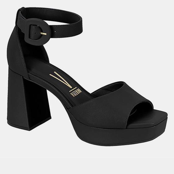 Sandália Vizzano Salto Grosso SandÃ¡lia Salto Alto Plataforma