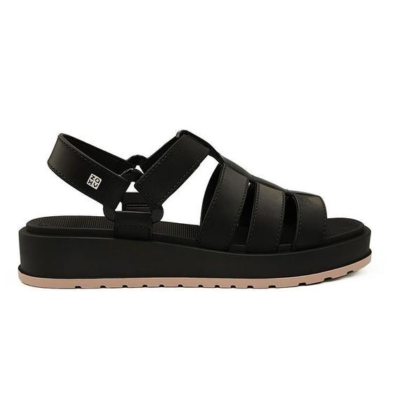 Imagem de Sandália Zaxy Papete Flatform Conectada Preto Feminino 18421