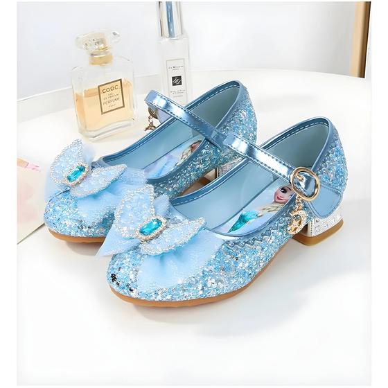 Frozen Sapato De CrianÃ§a Com Salto Sandálias Bebê Frozen Elsa