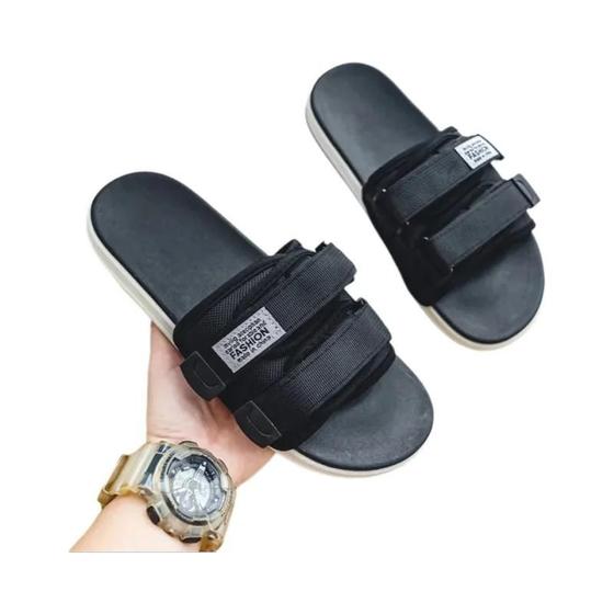 Imagem de Sandálias Masculinas Antiderrapantes com Fundo Macio - Conforto para Uso Casual