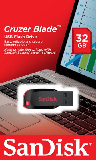 Imagem de SanDisk Cruzer Blade 32 GB Drive flash - USB 2.0