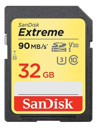 SANDISK EXTREME SDHC classe10 100mb/s 32gb SD FULL HD 600X Menor preço em SANDISK EXTREME SDHC classe10 100mb/s 32gb SD FULL HD 600X
