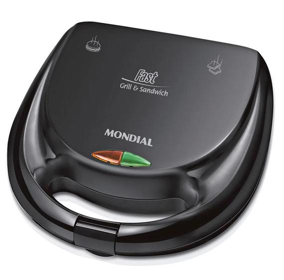 Sanduicheira e grill antiaderente ultra mondial s-13 127v Menor preço em Sanduicheira e grill antiaderente ultra mondial s-13 127v