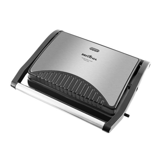 Imagem de Sanduicheira e Grill Britânia Press Inox 850W