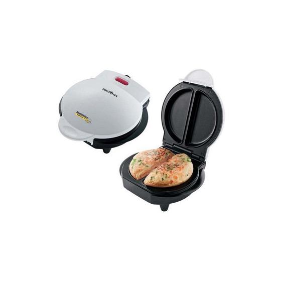 Sanduicheira e Grill Britania Press Inox BR02 Preto/Branco 220V