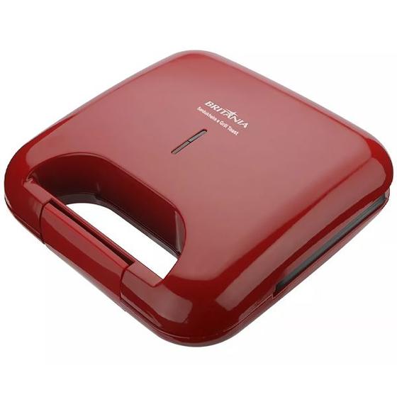 Imagem de Sanduicheira e Grill Britania Toast BGR01V 750 Watts 220 ~ 50/60 HZ - Vermelho