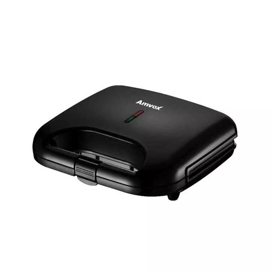Sanduicheira e Grill Elétrica Amvox AMS 370 Black - 750W 220V Menor preço em Sanduicheira e Grill Elétrica Amvox AMS 370 Black - 750W 220V