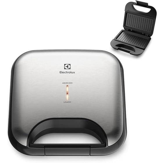 Imagem de Sanduicheira Electrolux Efficient Inox Antiaderente 220V