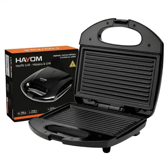 Sanduicheira Elétrica 750w Hotfit Grill Sda6600 220V Hayom