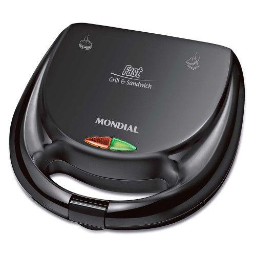 Imagem de Sanduicheira Fast Grill e Sandwich Mondial S-12 750W