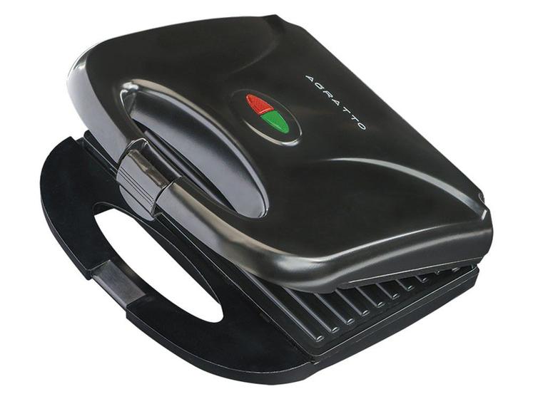 Imagem de Sanduicheira Grill Agratto Black 750W Antiaderente SA-01