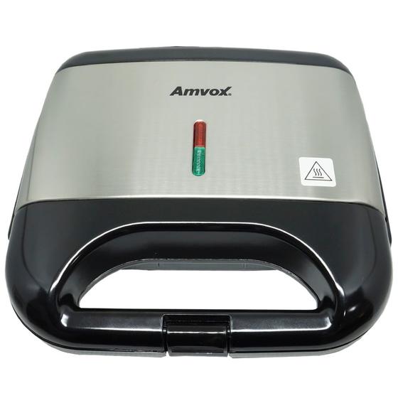 Imagem de Sanduicheira Grill Ams 500 Black 220v - Amvox