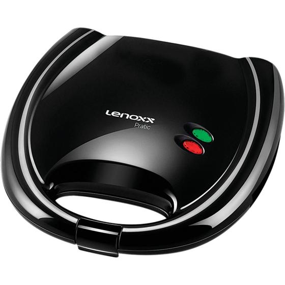 Sanduicheira Grill Elétrica Lenoxx Pratic PSD113 Preta 220V Menor preço em Sanduicheira Grill Elétrica Lenoxx Pratic PSD113 Preta 220V
