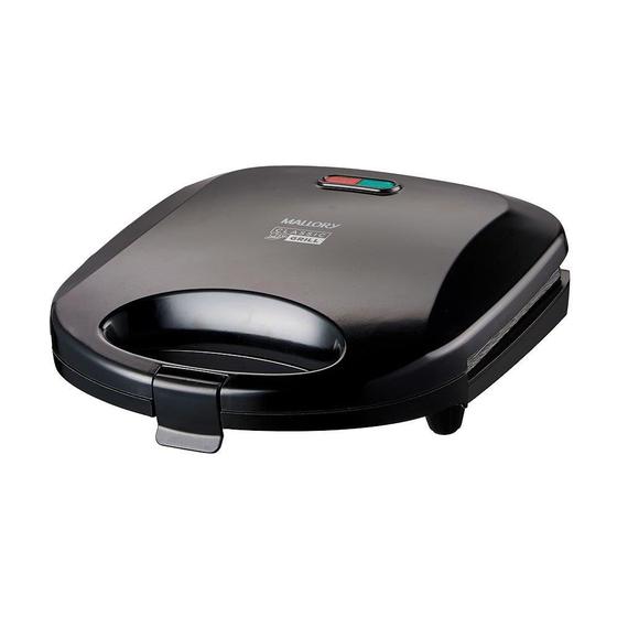 Sanduicheira Grill Mallory Classic Antiaderente Preto Menor preço em Sanduicheira Grill Mallory Classic Antiaderente Preto