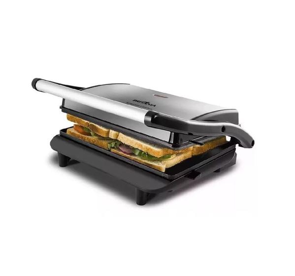Sanduicheira Grill Misteira Elétrica Press 110v Britânia Britania