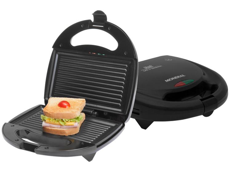 Imagem de Sanduicheira/Grill Mondial S-12 Fast 750W