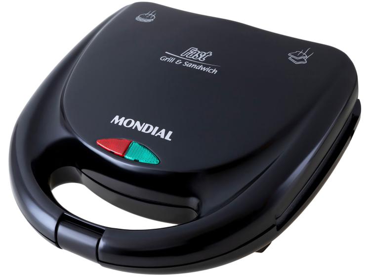 Imagem de Sanduicheira Mondial Fast Grill S-12 Preta 750W