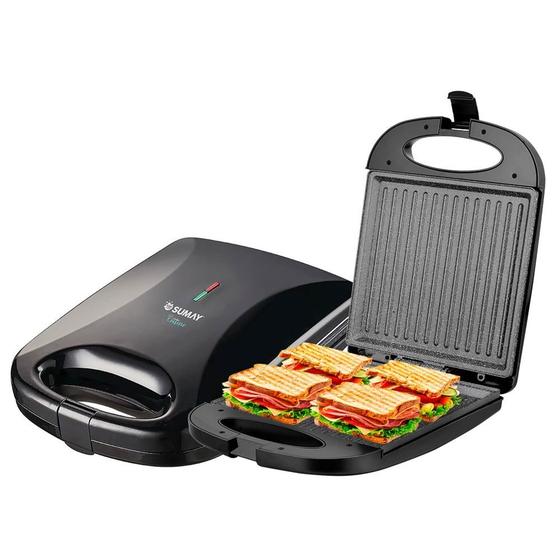 Imagem de Sanduicheira Super Grill Sumay Preta 127V