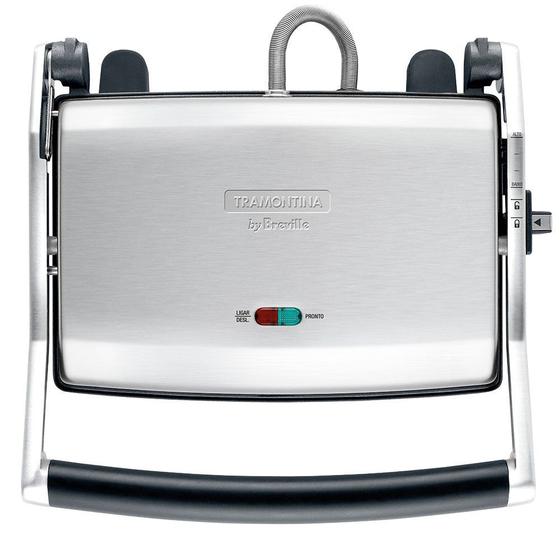 Imagem de Sanduicheira Tramontina by Breville Express em Aço Inox Fosco com Chapa Flutuante 220V 69054012