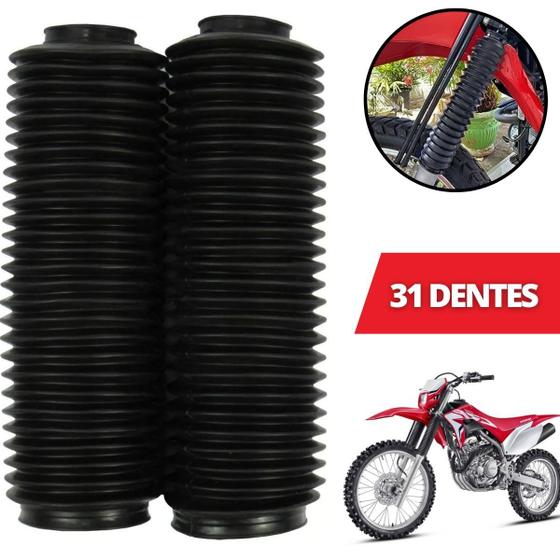 Imagem de Sanfona De Bengala Suspensão Crf 250F 31 Dentes Par Moto Amx