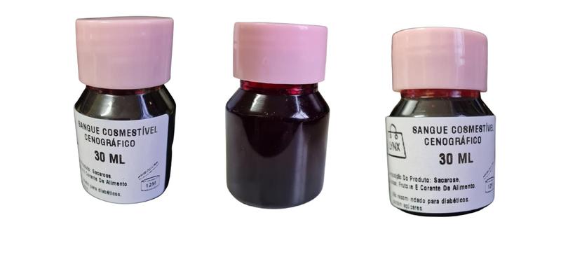 Imagem de Sangue Artificial Comestível 30ml Terror MAKE-kit 3un