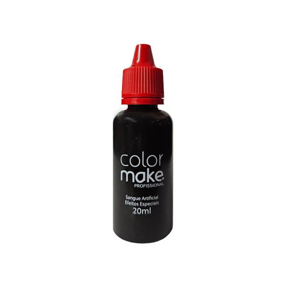 Imagem de Sangue Artificial Fake Falso 5501 Maquiagem Artística Fantasia Halloween Colormake Vegano 20ml