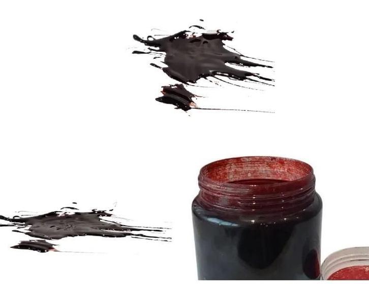 Imagem de Sangue Falso Pastoso Cenográfico 300Gr Realista Vermelho