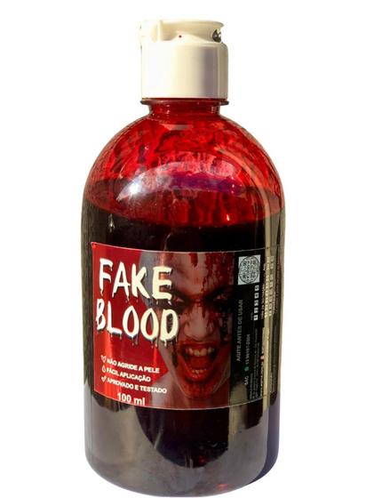 Imagem de Sangue Líquido 500 ml  Cenográfico Falso Artístico Realista