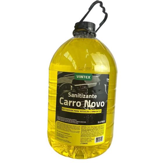 Imagem de Sanitizante vintex 5,0l carro novo desinfetante quarternário de amonio 
