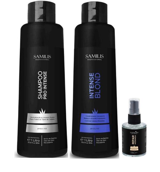 Imagem de Sanliss Intense Shampoo e Intense Blond e Repair Moringa