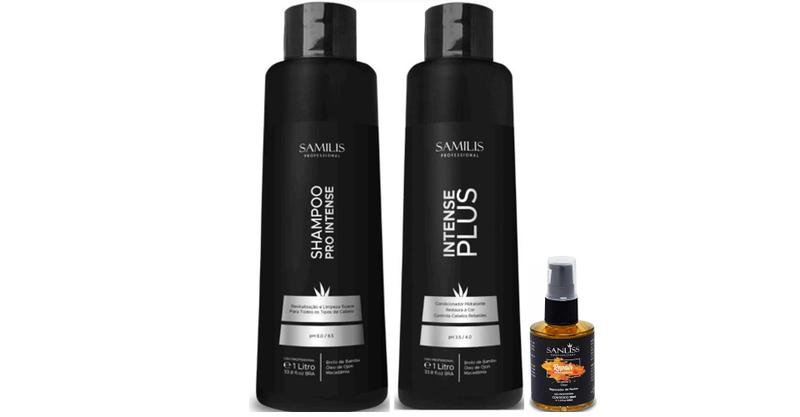 Imagem de Sanliss Intense Shampoo e Intense Plus e Repair Macadâmia