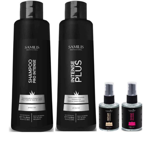 Imagem de Sanliss Intense Shampoo e Intense Plus e Repair Moringa e Shine Macadâmia