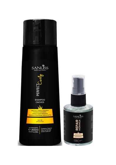 Imagem de Sanliss Perfect Curly Shampoo e Repair Moringa