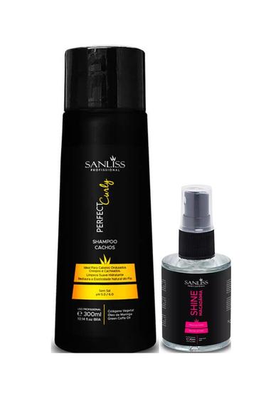 Imagem de Sanliss Perfect Curly Shampoo e Shine Macadâmia