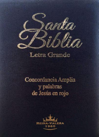 Imagem de Santa Biblia   - Letra Grande - Com Zíper - Preto - Editora Sbb